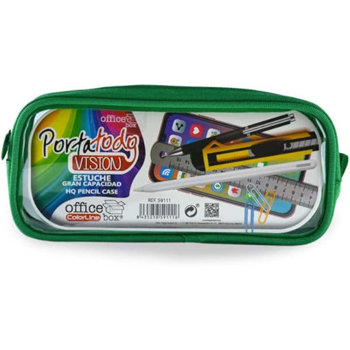 Picture of PENCIL CASE RECTANGULAR DARK GREEN